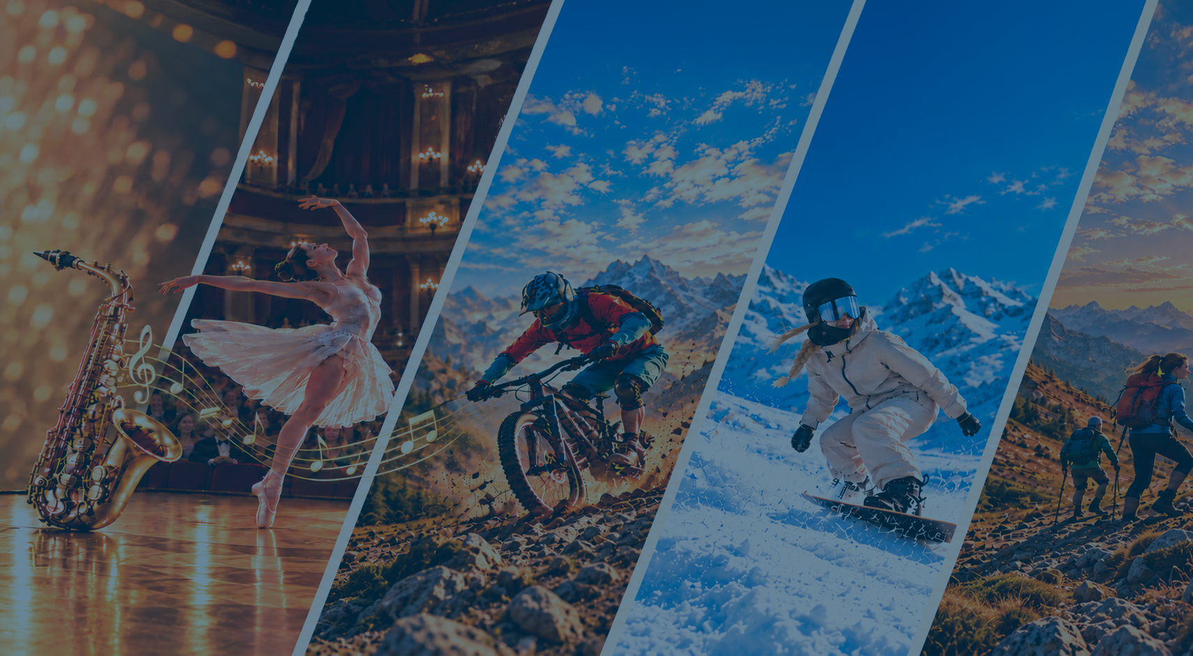 Music, dance and sport in a mosaic of experiences