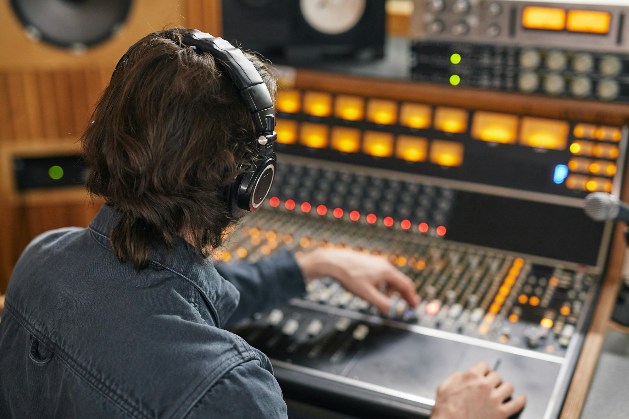 Music Production in Recording Studio